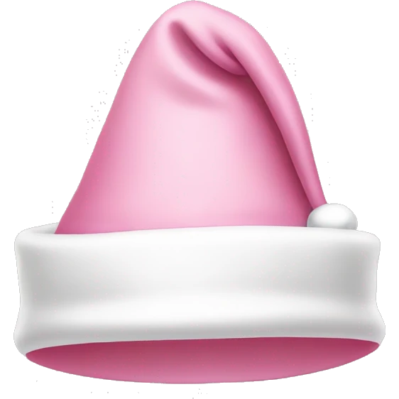 light pink santa hat emoji