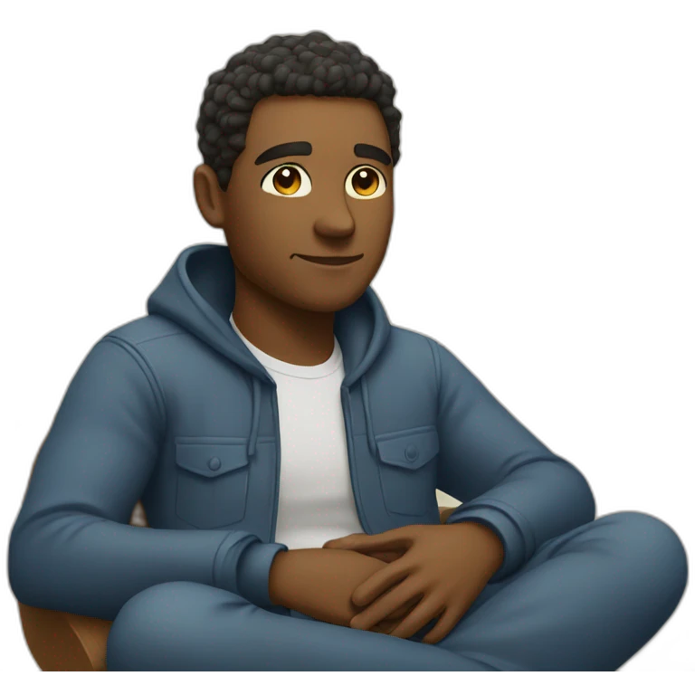 Calm relaxed emoji