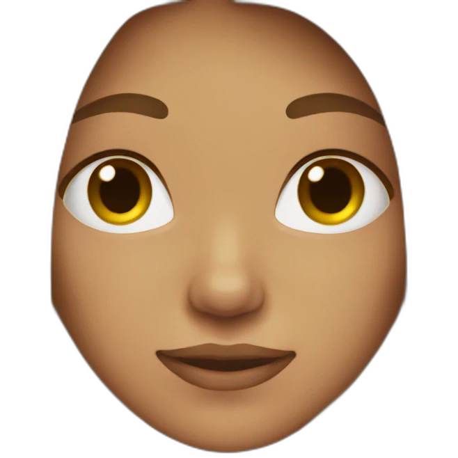 girl straight hair emoji