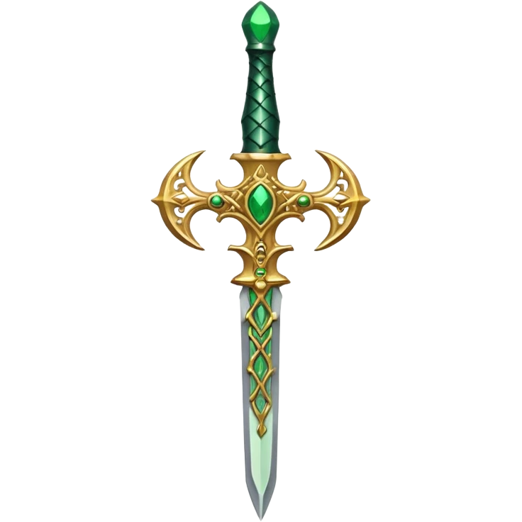green/poison dagger emoji