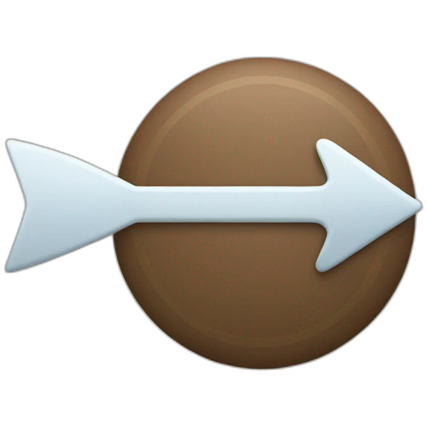Round with arrow emoji