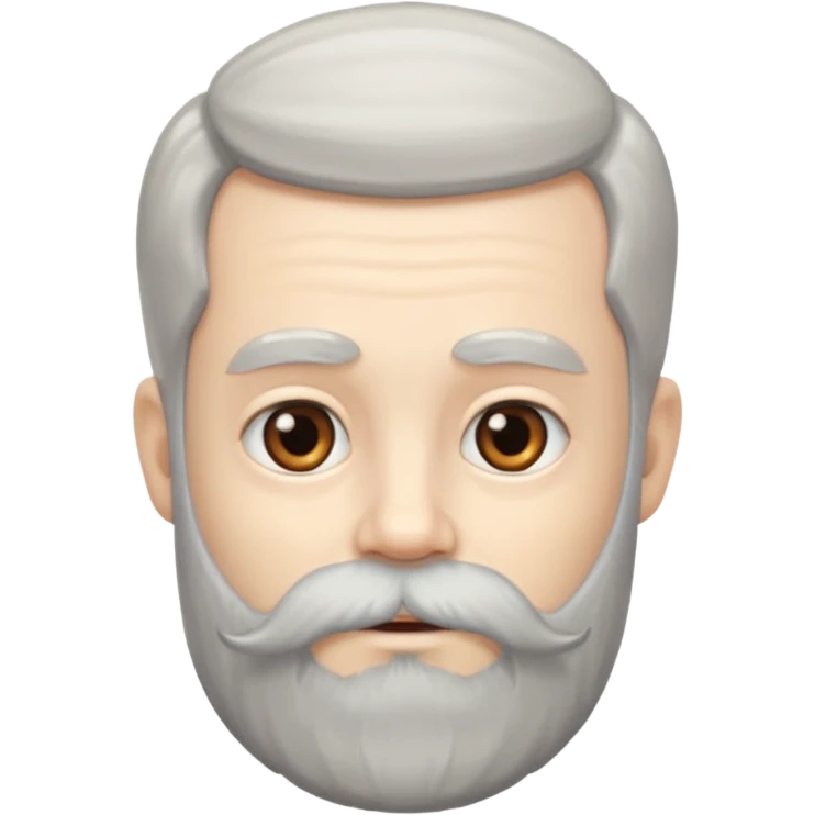 A little boy with a long grey beard  emoji