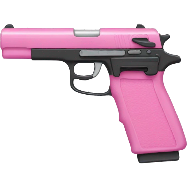 Pink gun emoji