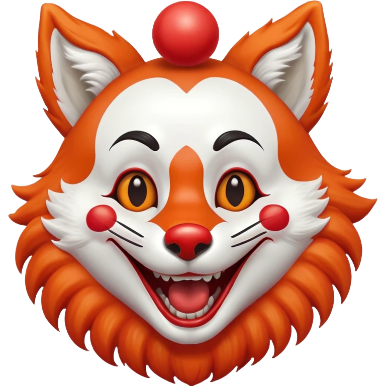 Fox clown emoji