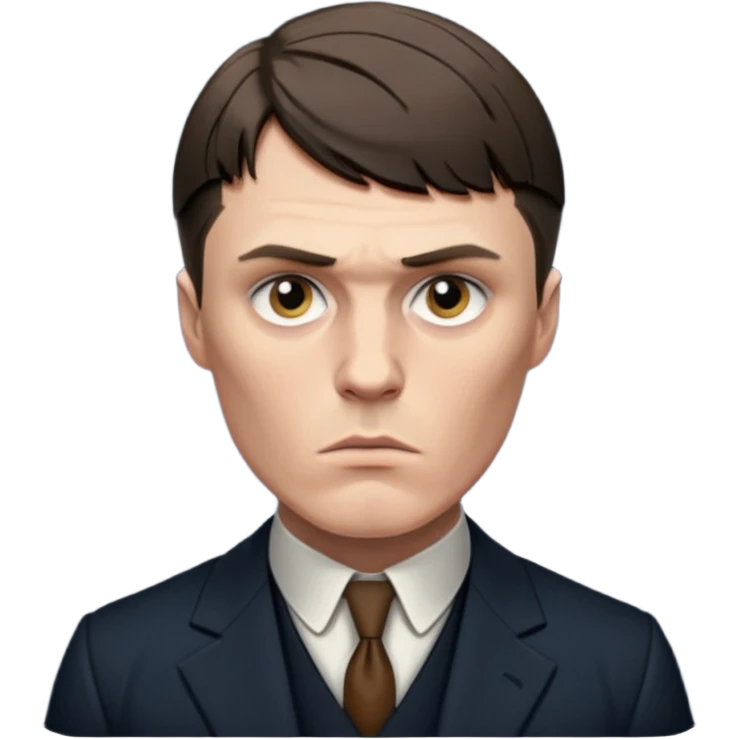 Tommy Shelby make his face exact  emoji