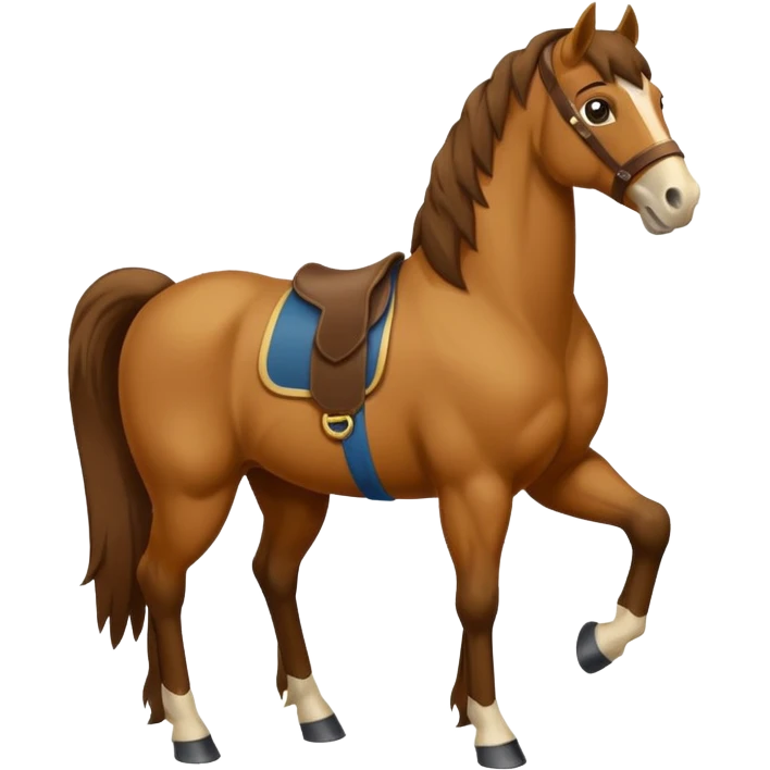 retro horse emoji