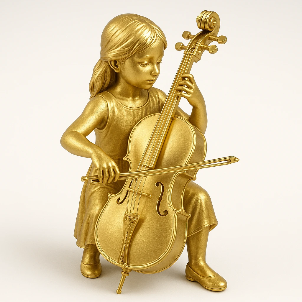 girl playing cello emoji