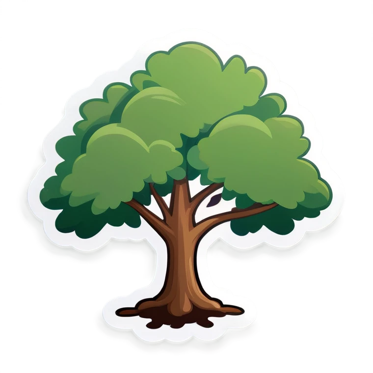 Planting an oak tree emoji