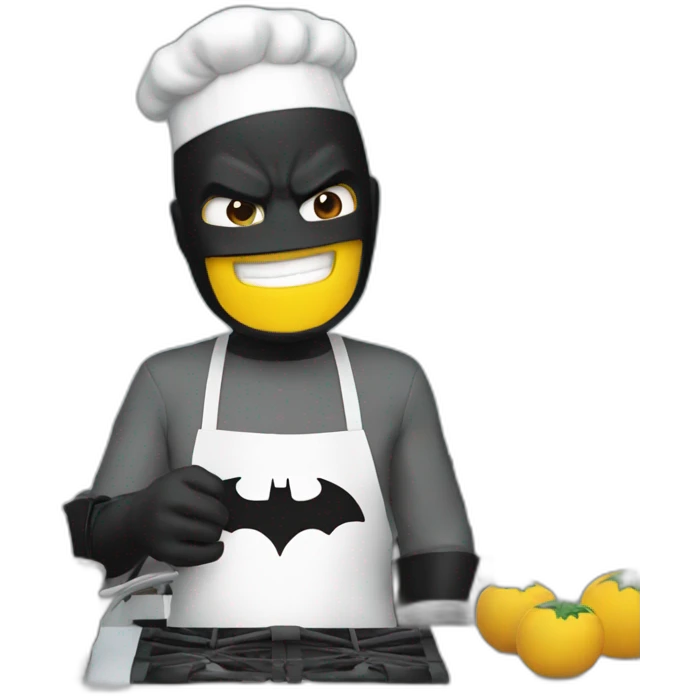 batman cooking emoji