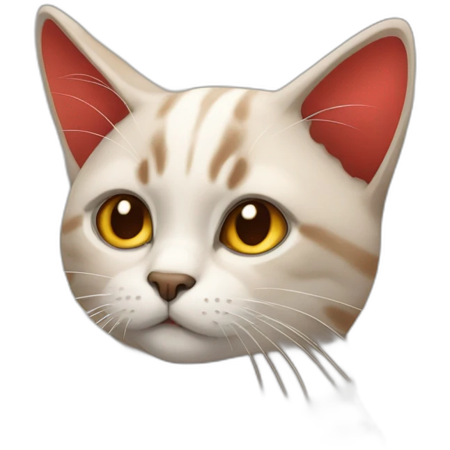 Gato rojo emoji
