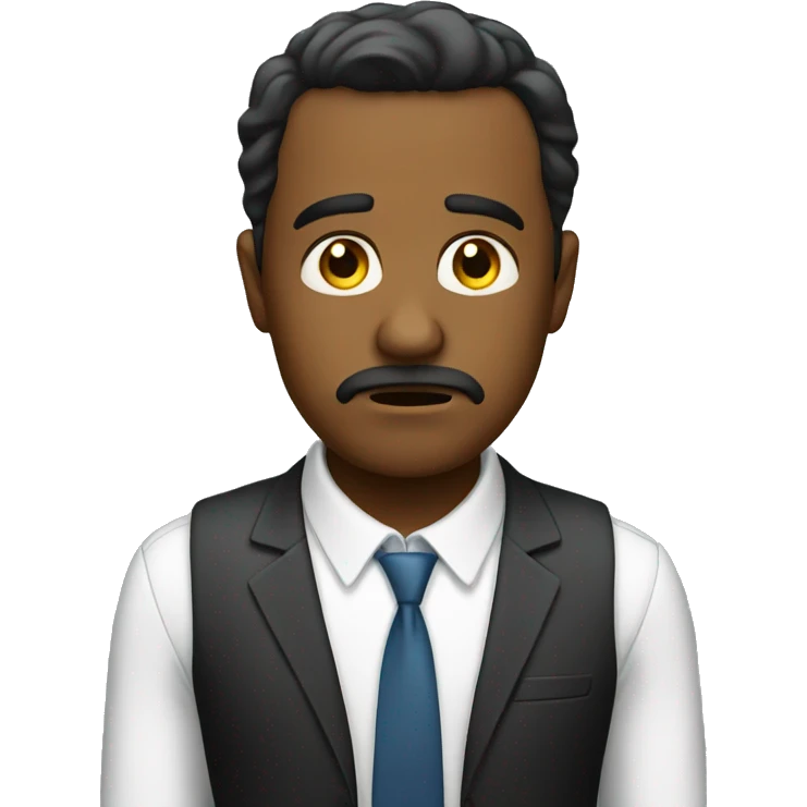 Sad business emoji