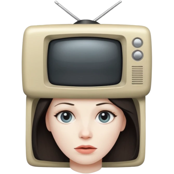Skivid toilet TV woman from Skividi toilet emoji