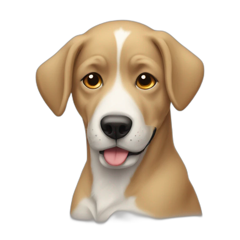 Un chien qui pleure emoji