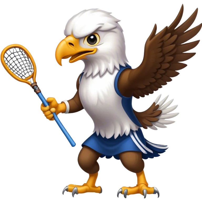 eagle playing lacrosse emoji