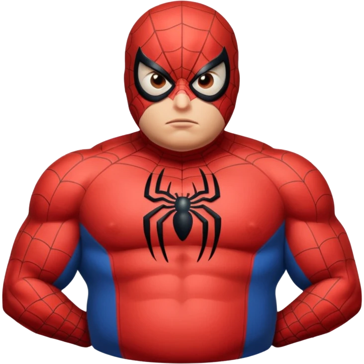 Fat spider man with no Ron man emoji