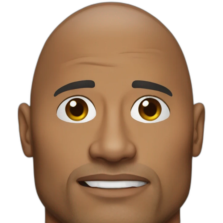 Dwayne Johnson emoji