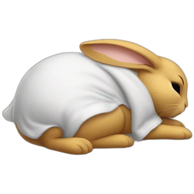 Lapin qui dort emoji
