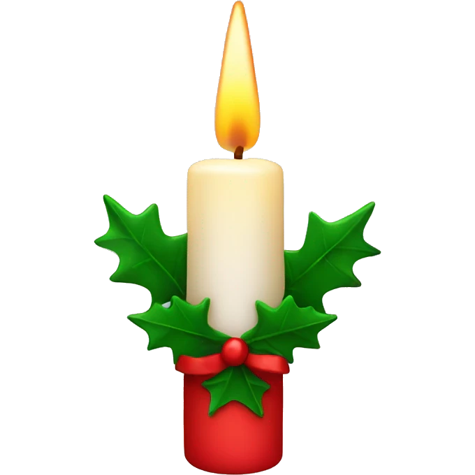 christmas candle emoji