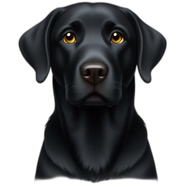 black labrador emoji