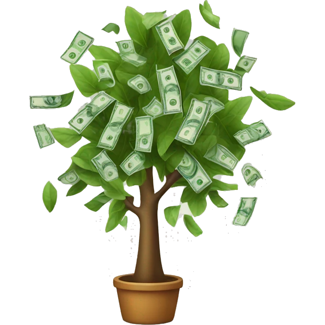 Money tree emoji