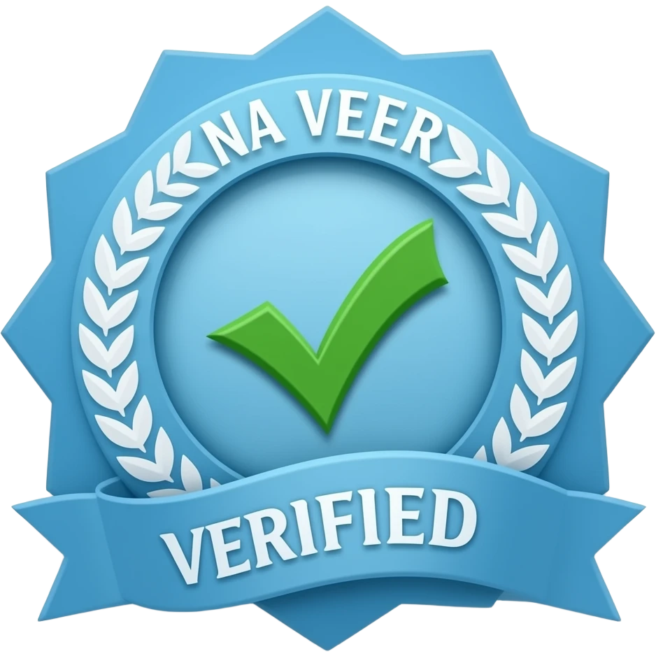 Blue verified badge emoji