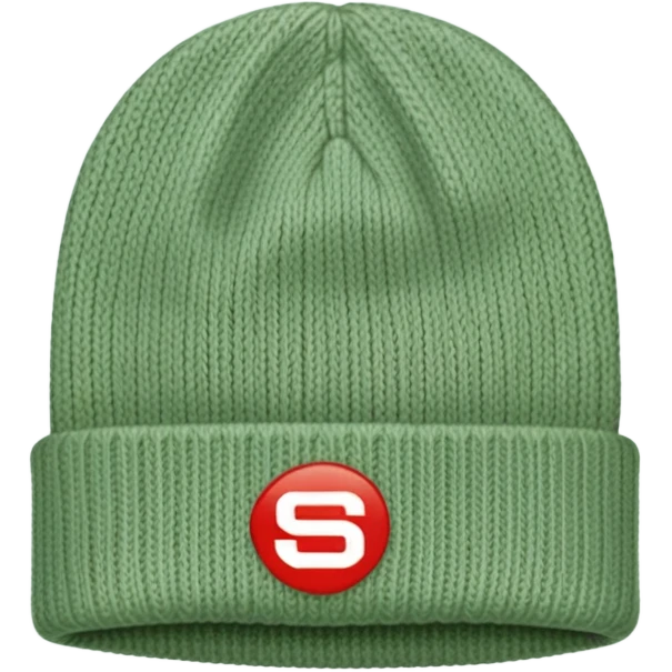 Supreme Beanie in Sage Green emoji