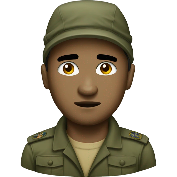 Vietnam War vteran wit thoa yar stare emoji