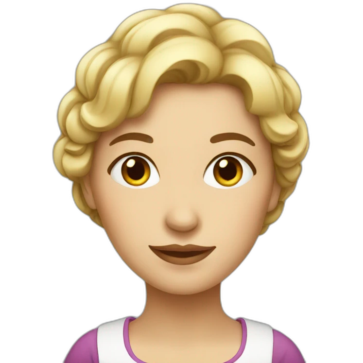 A French woman  emoji