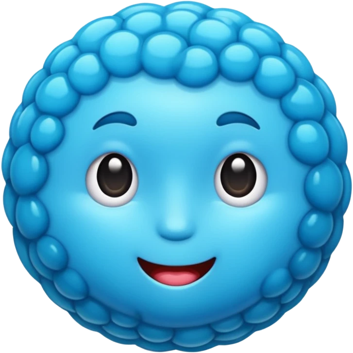 blue raspberry emoji