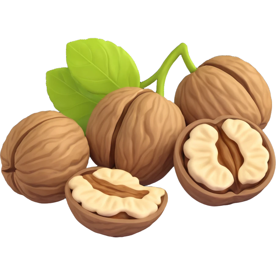 walnuts emoji