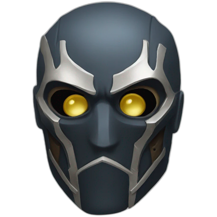 Dishonored mask emoji