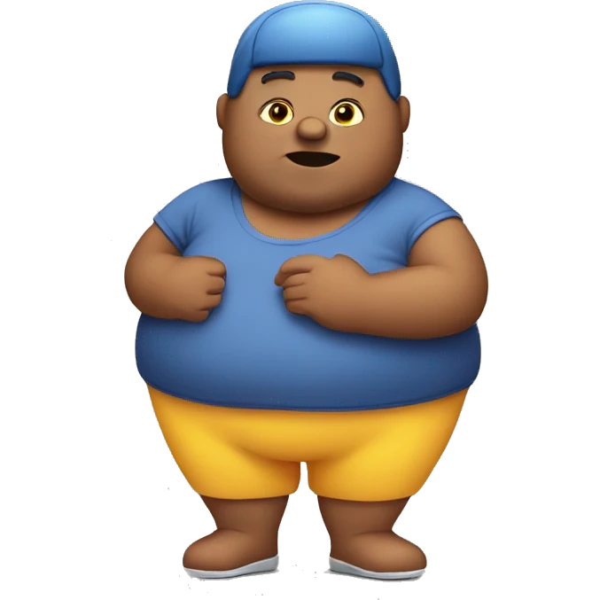 fat person emoji