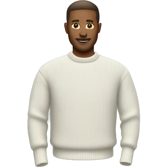 white neck sweater emoji