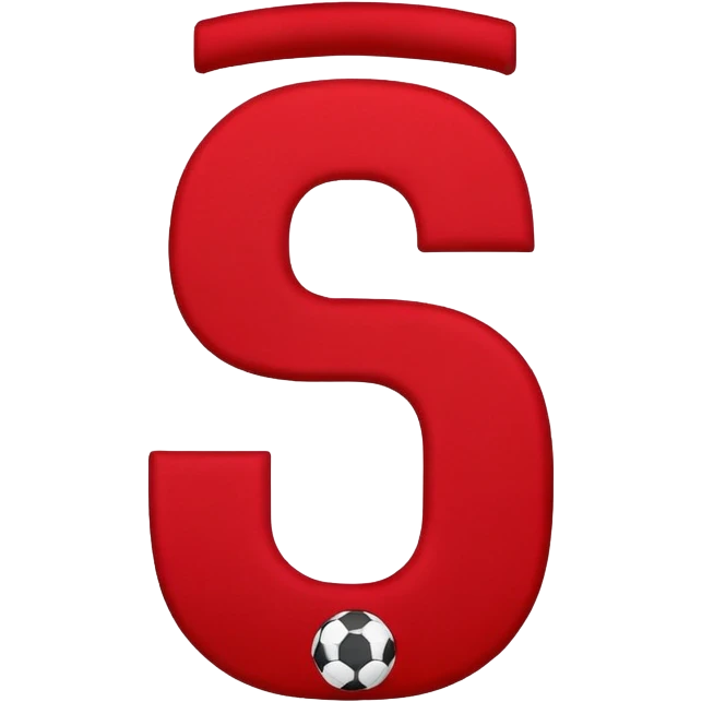 Football captain armband with letter C and red color  emoji