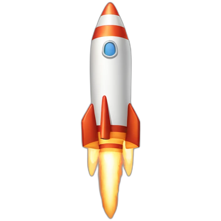 A fiery rocket to represent a grand start or fast progression in the game. emoji
