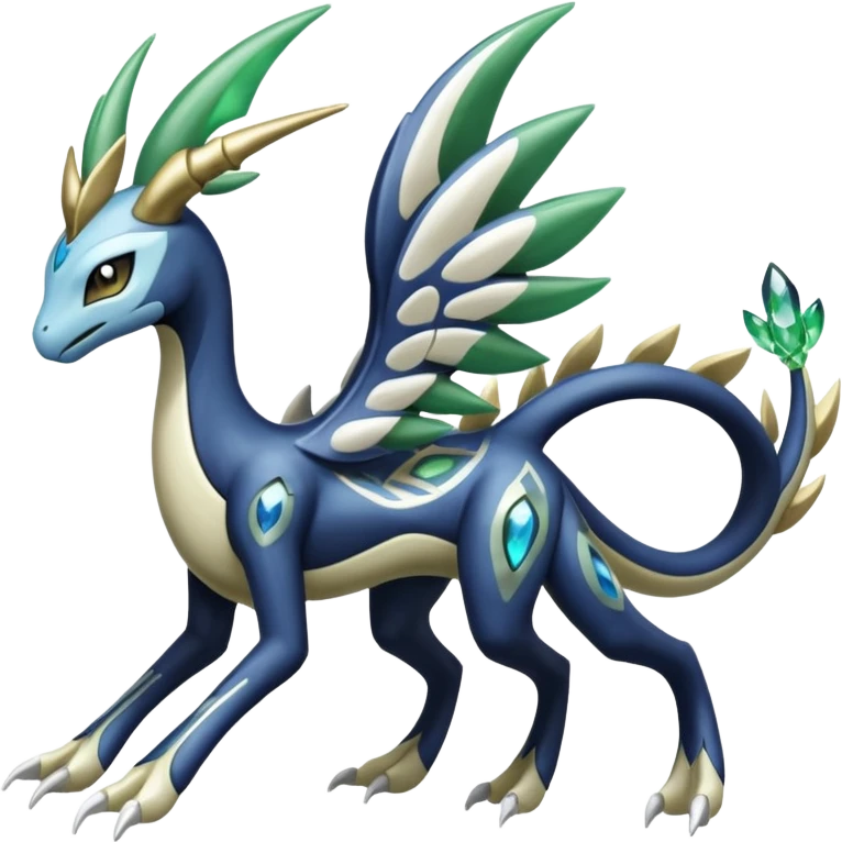 Meloetta-Zygarde-Cresselia-Palkia-Dialga-Electrike-Manectric-Fakémon-fusion, full body emoji