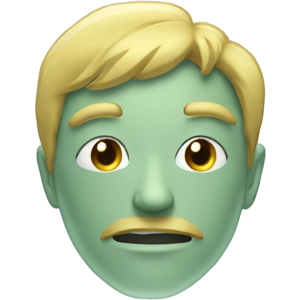 face smushed on glass emoji