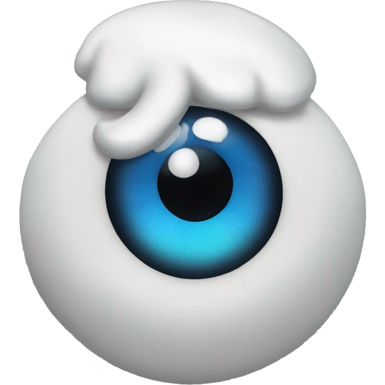 white  drake, blue eyes  emoji