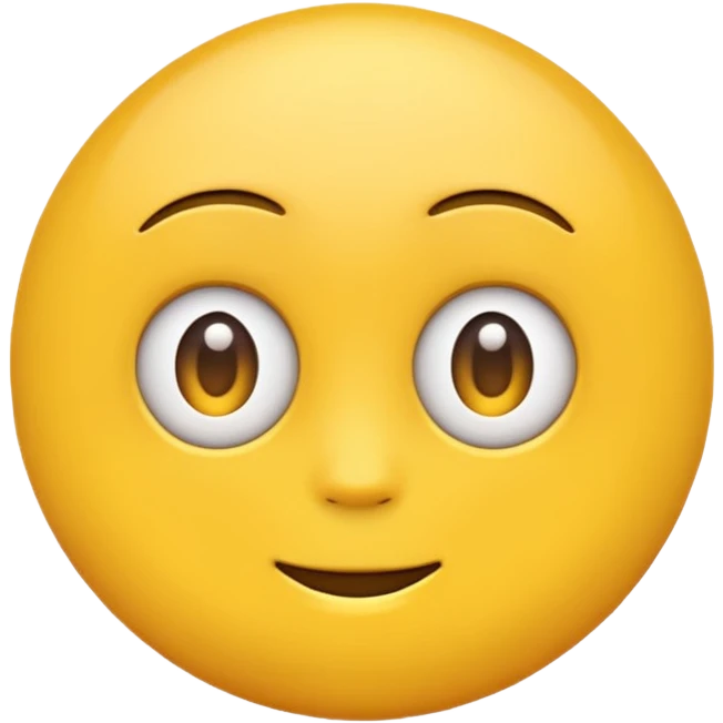 An emoji eying to the side  emoji