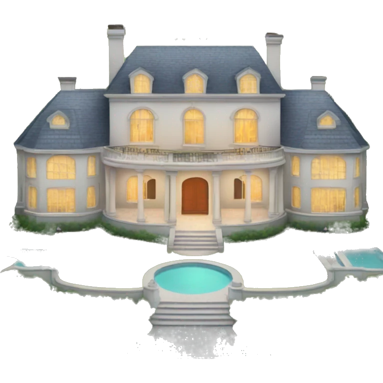 Expensive mansion emoji
