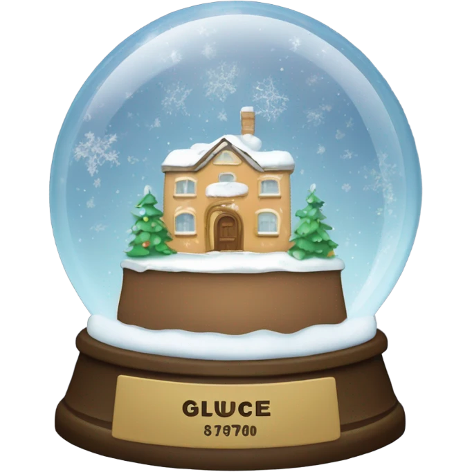 make a snowglobe and in it write giuca emoji