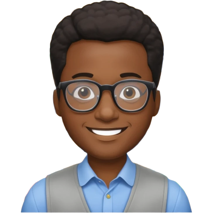 Bookstore Clerk black man emoji