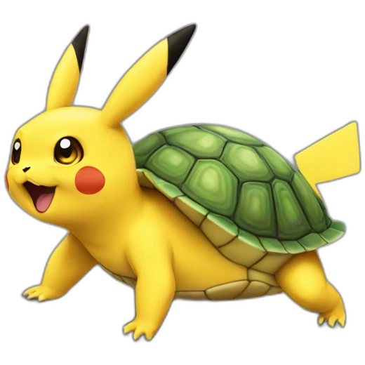 pikachu turtle emoji