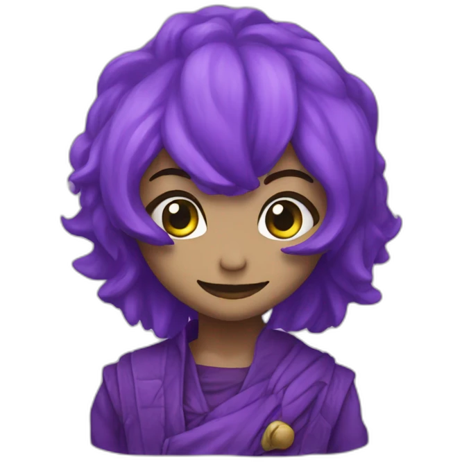 Gojo holo purple  emoji