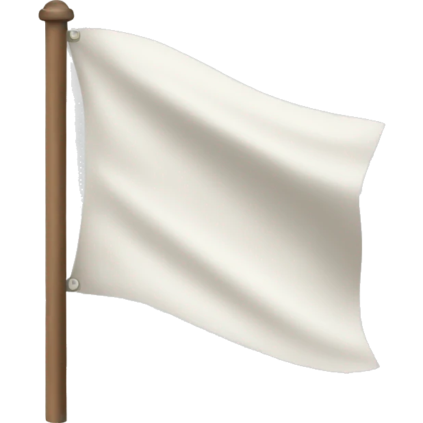 white flag emoji