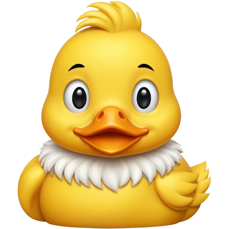 Silly duck emoji