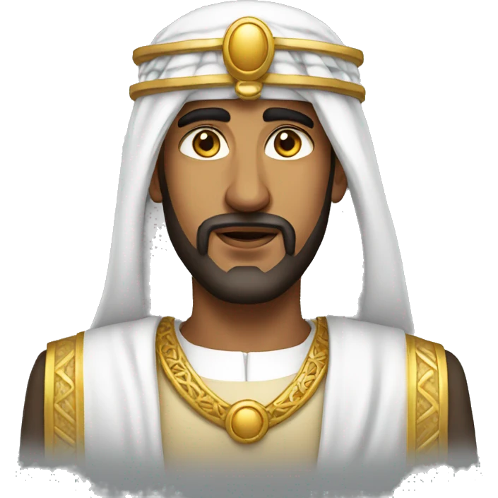 man Arab king  emoji