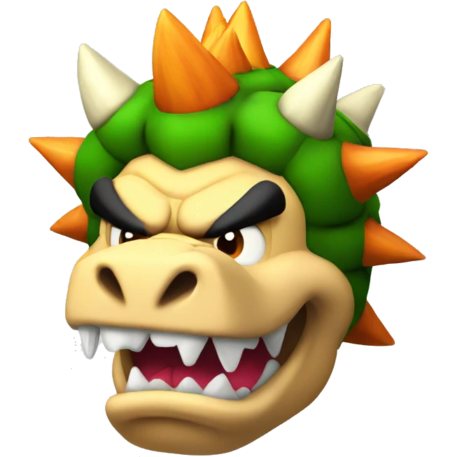 Bowser head  emoji