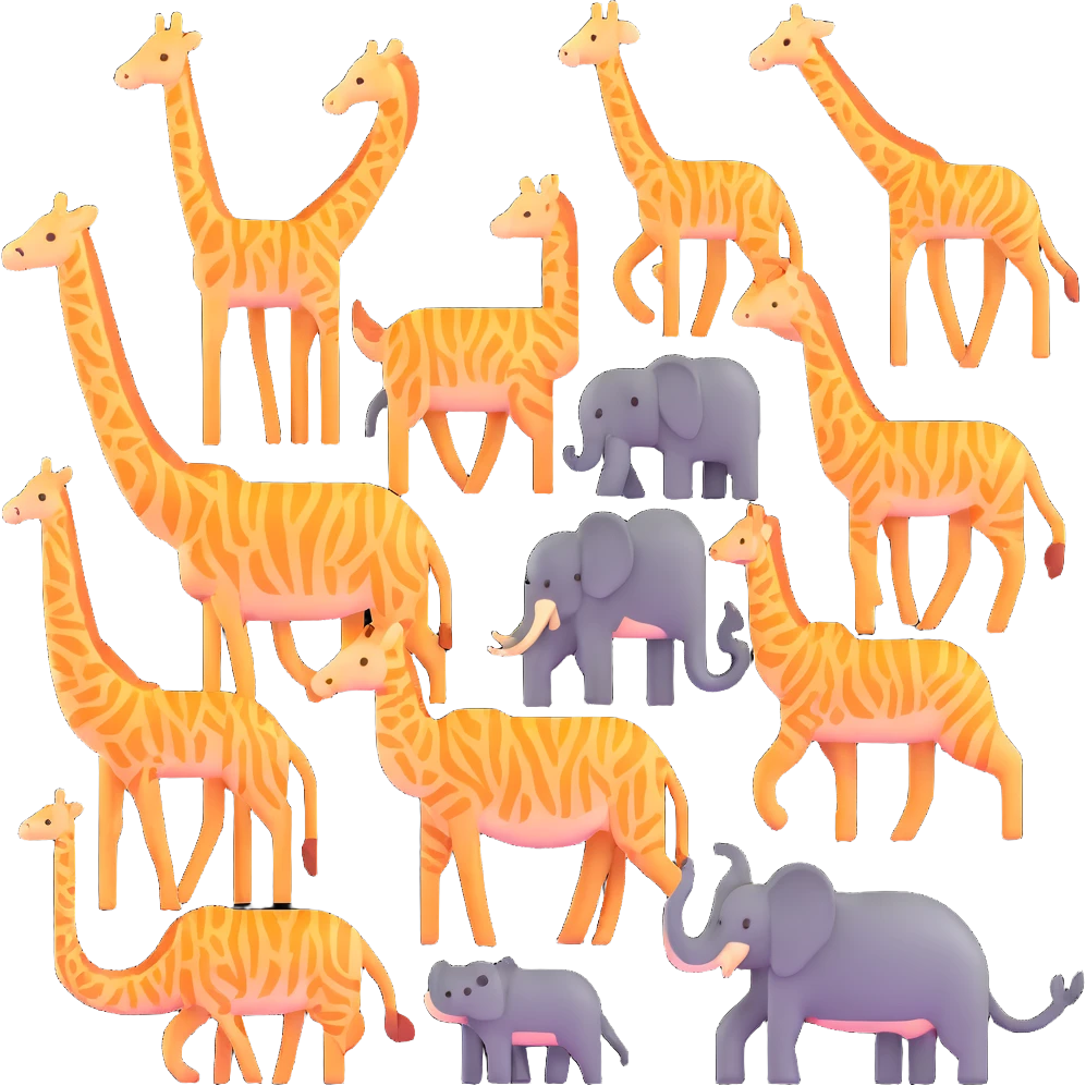 cute zoo animal exhibits emoji