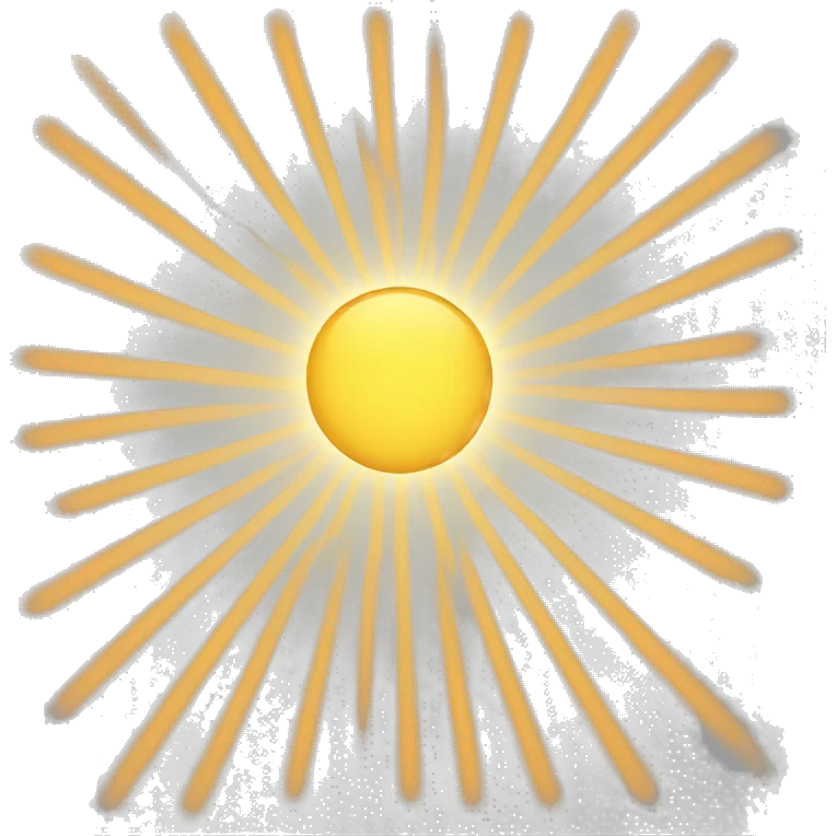 sun rays emoji